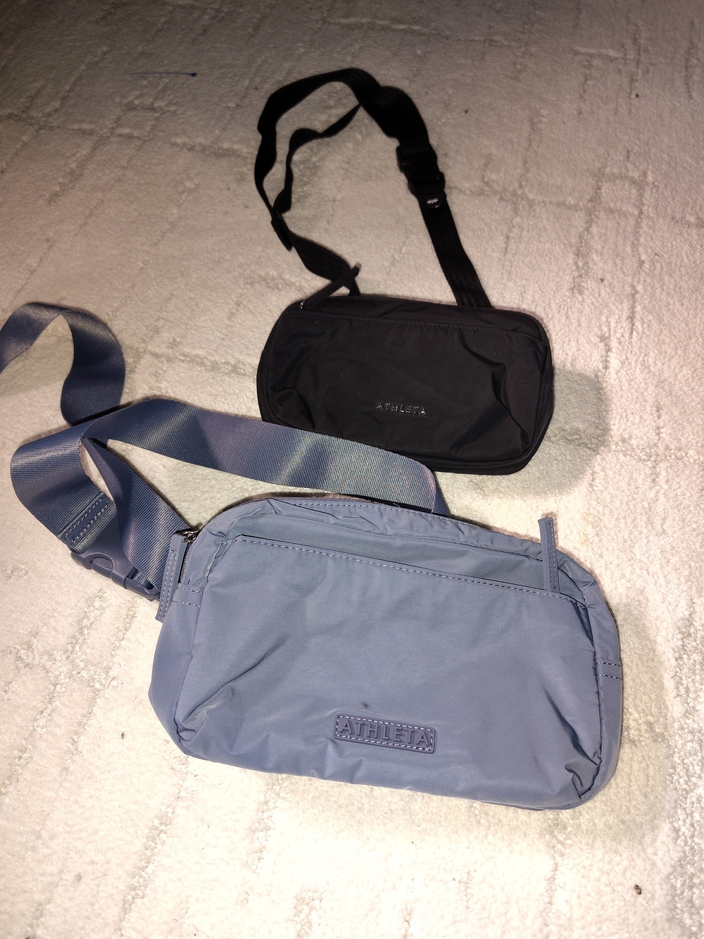 Athleta Light Blue and Black Women's Belt Bags